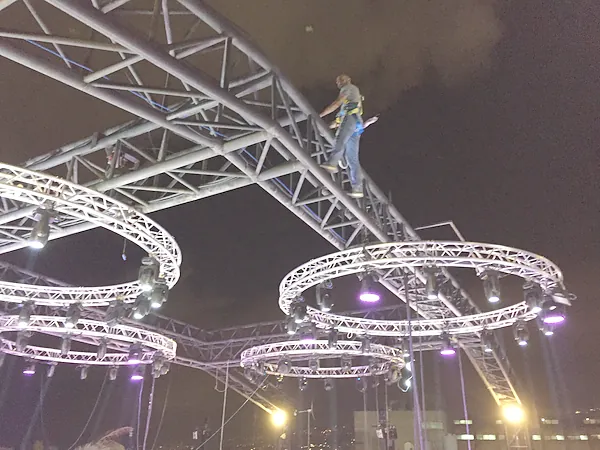 Rooftop bar and club, systems by SIMONIAN Technology