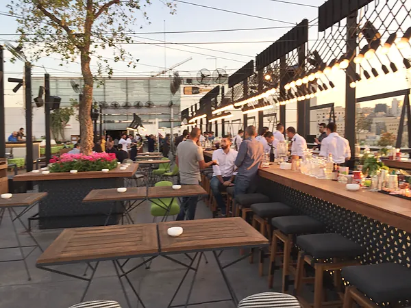 Rooftop bar and club, systems by SIMONIAN Technology